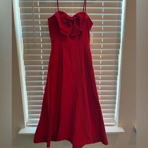 A New Day Red Spaghetti Strap Sundress
